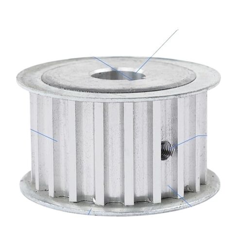 Gear S3M22 Tooth Two-Sided Flat Synchronous Wheel Groove Width 11 Pulley in Saudi Arabia