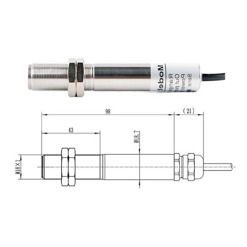 4-20mA Output Temperature Sensor Industrial Transmitter Probe Thermometer(0-500) in Saudi Arabia