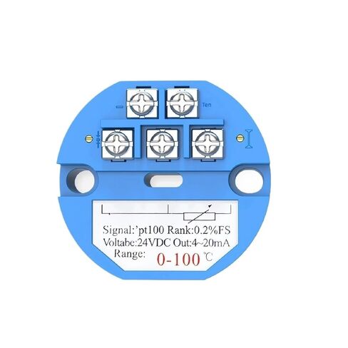 PT100 RTD Temperature Transmitter 4-20mA 0-5V 0-10V Output Signal Converter Sensor Module(0-400 4-20MA) in Kuwait