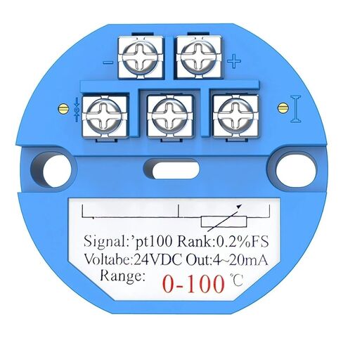 PT100 RTD Temperature Transmitter 4-20mA 0-5V 0-10V Output Signal Converter Sensor Module(0-400 4-20MA) in Saudi Arabia