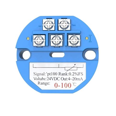 PT100 RTD Temperature Transmitter 4-20mA 0-5V 0-10V Output Signal Converter Sensor Module(0-400 4-20MA) in Saudi Arabia