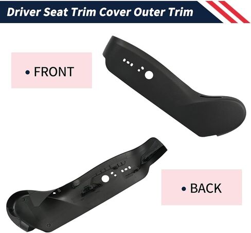 1088964-00-G,Driver Seat Trim Cover Outer Trim Panel Compatible with Tesla Model 3/Y 2017 2018 2019 2020 2021 2022 2023 Replace 1098349-00-G Front Outer Trim Cover Shield Panel in Saudi Arabia