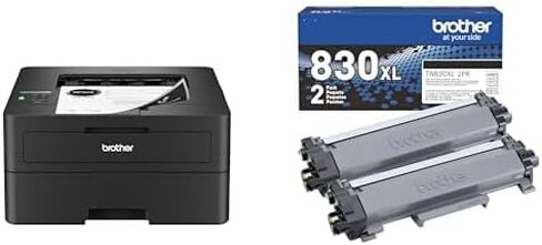 Brother HLL2460DW Printer and TN830XL 2-Pack Black High Yield Toner in Saudi Arabia