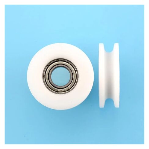 1pcs 8 * 28 * 9mm U Groove Roller Pulley, Plastic 688 Bearing Pulley/Driven Wheel, POM Guide Wheel/Over Line Lifting Wheel in Saudi Arabia
