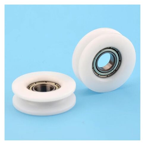 1pcs 8 * 28 * 9mm U Groove Roller Pulley, Plastic 688 Bearing Pulley/Driven Wheel, POM Guide Wheel/Over Line Lifting Wheel in Saudi Arabia