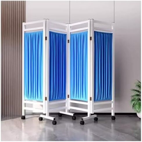 Foldable Privacy Screen - 6 Ft Tall Room Divider on Wheels for Clinics, Nursing Homes, Spas & Labs - Portable Privacy Solution for Enhanced Patient Care & Comfort in Saudi Arabia