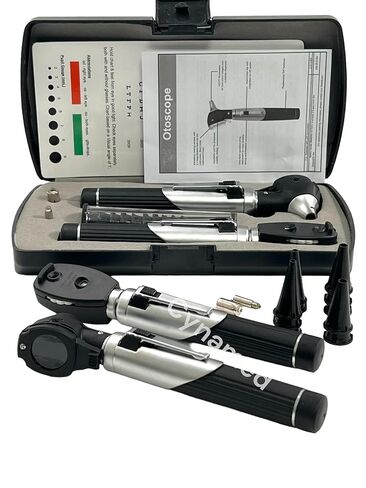 Cynamed - Diagnostix Bright White Led Otoscope Set with Accessories-Multi-Function Otoscope Student Set-Hard Case in Saudi Arabia