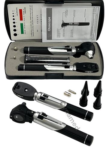 Cynamed - Diagnostix Bright White Led Otoscope Set with Accessories-Multi-Function Otoscope Student Set-Hard Case in Saudi Arabia