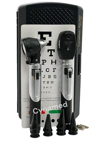 Cynamed - Diagnostix Bright White Led Otoscope Set with Accessories-Multi-Function Otoscope Student Set-Hard Case in Saudi Arabia