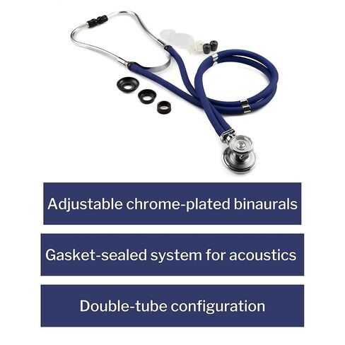 McKesson LUMEON Sprague Rappaport Stethoscope, Double-Sided Chestpiece, Blue, 22 in, 1 Count in Saudi Arabia