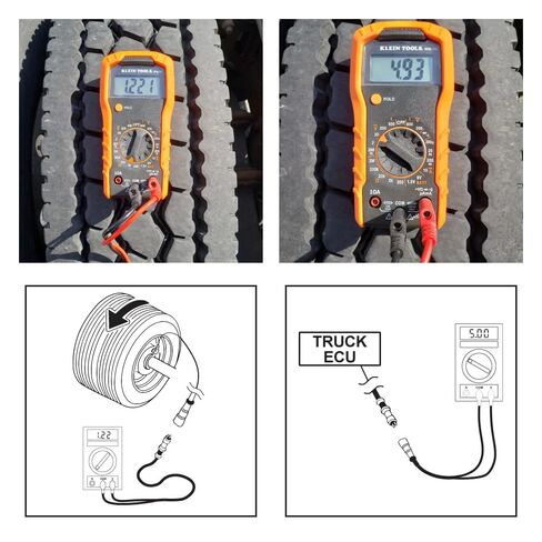 ABS Diagnostic Multimeter Cable Adapter with Case for Heavy Duty Semi Trucks and Semi Trailers in Saudi Arabia