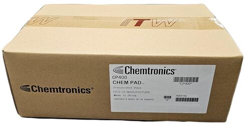 ITW Chemtronics CP400 Chempad مناديل كحول مشبعة مسبقًا (4 عبوات/200 منديل) in Kuwait
