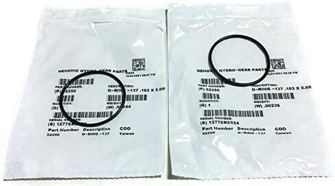 Fit's Some Hydro Gear رقم الجزء 52250 O-Ring 137 .103 x 2.050، عبوتان in Kuwait