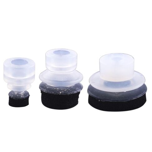1Pcs DP-08/10/12/15/20/25/30/40/50 DP-S08/10/12/15/20/25/30 Double Layers Black Sponge Pneumatic Vacuum Suction Cup(DP-15) in Saudi Arabia