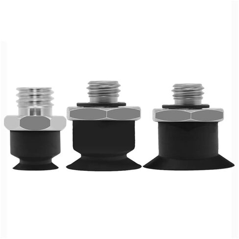 1Pcs ZP3-T04/06/08/10/13/16UMGS-A5 ZP3-T02/15/35UN/S-A3 M4 M5 Flat Anti Static Black Silicone Pneumatic Vacuum Suction Cup(Set M4) in Saudi Arabia