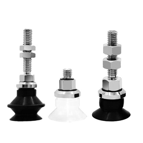 1Pcs ZPT16BN/BS/CN/CS/UN/US-A5/A6/H5 M5 Thread Soft Flat NBR Industrial Pneumatic Silicone Vacuum Suction Cup(QRB1) in Saudi Arabia