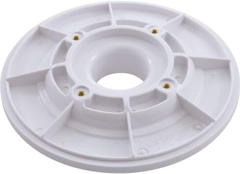 AquaStar 615T101 6" Sumpless Bulkhead 1.5" MPT Wall Fitting - White in Saudi Arabia