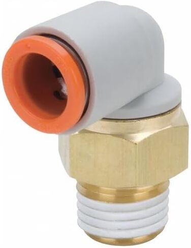 كوع ذكر، 90 درجة، 5/16 بوصة، أنبوب x MNPT، Mfr: KQ2L09-34AS-A in Saudi Arabia