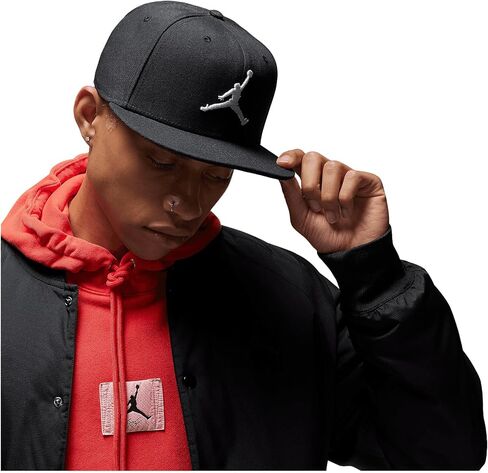 JORDAN PRO Jumpman Hat - Black/White, S/M, black / white, S in Saudi Arabia