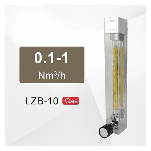 LZB-10 Glass Tube Flow Meter 500-5000 L/h Vertical Variable Area Rotor(0.1-1Nm3-h) in Saudi Arabia