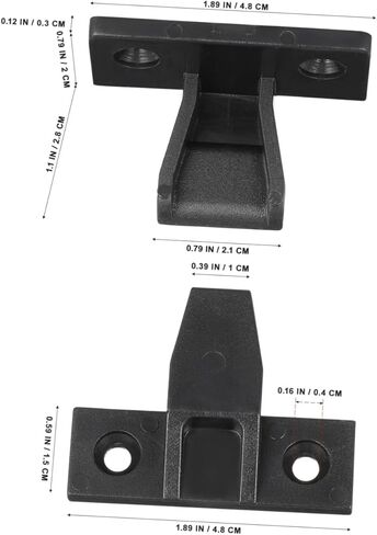 Ipetboom 10pcs Furniture Panel Connectors - Nylon Push On Fittings for Furniture Panel Joints Cabinet Corner Connection Buckles with Screws - Fast Easy Install Cabinet Wardrobe Hardware in Saudi Arabia