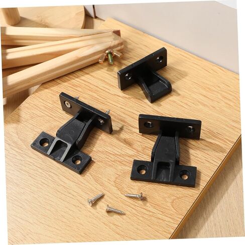 Ipetboom 10pcs Furniture Panel Connectors - Nylon Push On Fittings for Furniture Panel Joints Cabinet Corner Connection Buckles with Screws - Fast Easy Install Cabinet Wardrobe Hardware in Saudi Arabia