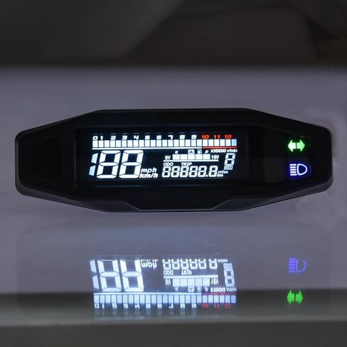 عداد المسافات الوقود متر rpm عداد عالمي رقمي عداد المسافات دراجة نارية متر أداة ل KR200 in Kuwait
