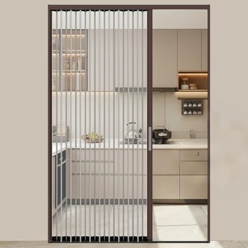 شاشة لوحة خصوصية قابلة للطي من الأكورديون، مقسم بوابة باب قابل للسحب مقاس 58 × 80 بوصة للشرفة، العلية، الطابق السفلي - أحمر، موفر للمساحة، قسم غرفة محمول in Saudi Arabia