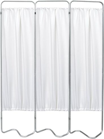 Omnimed 153054-10 شاشة الخصوصية Beamatic مع ألواح الفينيل، أبيض، 4 أقسام in Saudi Arabia
