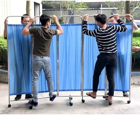 6ft Tall Rotating Divider - Portable Hospital Room Separator with Universal Wheels, Waterproof Fabric for Baby Room, Classroom & Dorm - Privacy Screen, Space Divider in Saudi Arabia