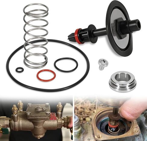 1" 0887785/RK 009M2-VT Total Relief Valve Repair Kit Assembly Compatible with 1 in LF009M2 009M2 Backflow Preventers & 009 LF009 Reduced Pressure Zone Assemblies, Replace RK-009 887785 in Saudi Arabia