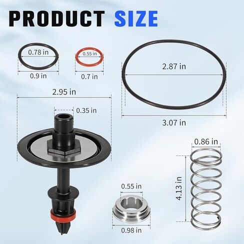 1" 0887785/RK 009M2-VT Total Relief Valve Repair Kit Assembly Compatible with 1 in LF009M2 009M2 Backflow Preventers & 009 LF009 Reduced Pressure Zone Assemblies, Replace RK-009 887785 in Saudi Arabia