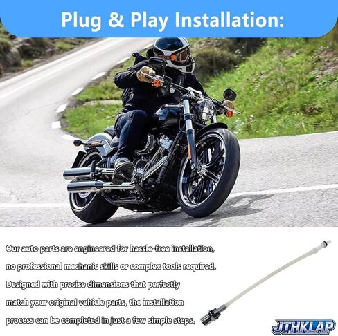 62194-04B EFI مجموعة صمام فحص خط الوقود اتصال سريع متوافق مع Harley-Davidson Dyna Low Rider FXDL 2007-2017، Super Glide 2004-2014، Fat Bob FXDF - استبدال 62194-04D 6219404B 6219404D in Kuwait
