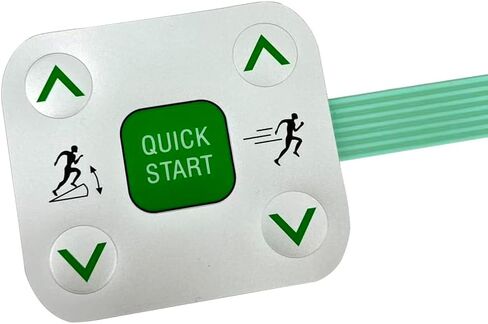جهاز المشي السريع، زر التوقف، إصلاح لوحة المفاتيح لجهاز المشي، متوافق مع جهاز المشي Precor 932 932i 954 954i 956 956i 966 966i in Kuwait