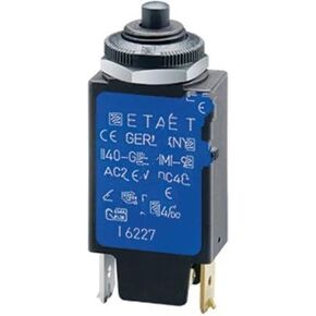 1140-G111-P1M1-15A، قاطع الدائرة؛ ثيرم. يدفع؛ كور-رتغ 15A؛ لوحة؛ 1 القطب؛ الجهد الكهربي 240/48VAC/VDC in Kuwait