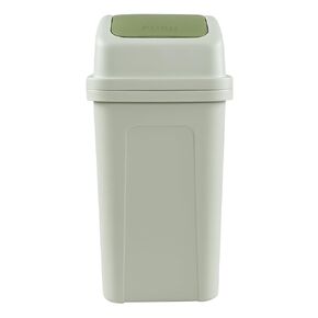 1.8 Gallon Trash Can with Swing Lid, 7 L Plastic Swing Top Trash Can (Green), F in Saudi Arabia