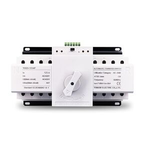 ATS 4P 125A 3-Phase 4-Wire 230V نوع مزدوج الطاقة مفتاح النقل التلقائي TOQ3-4P/125 مولد التيار الكهربائي الكهروضوئي in Kuwait