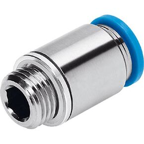 Festo 186112 QS-G1/4-10-I تركيب بالضغط، لمسة نهائية من النيكل، 6.7 مم القطر الداخلي الحد الأدنى لمتطلبات الطلب 10 / الطلب بمضاعفات 10 in Kuwait