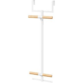 Backpack Hanger for Closet, Metal Storage Rack Backpack Hooks,2 Tiered Over The Door Hanger for Backpack,Heavy Duty Over The Door Hook Storage for Backpack, Coat, Bag, Hat,White in Saudi Arabia
