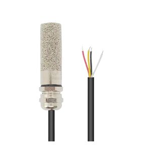 مستشعر درجة الحرارة والرطوبة مسبار سلك معدني مكثف رقمي بطول 1 متر مخرج I2C (SHTC3 Style A) in Kuwait