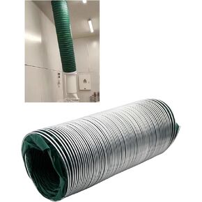 High Airflow Flexible Ducting Hose 3" x 24" (10m) - Lightweight Green Ventilation Pipe for Workshops & Greenhouses - Durable Air Duct with 500mm/19.7in Diameter in Saudi Arabia