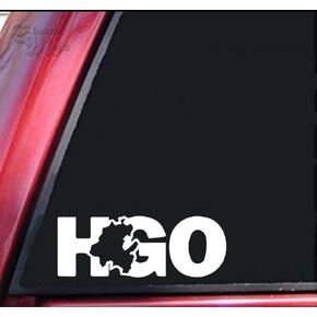Kramer HGO Hidalgo Mexico State Sticker for Car Vinyl Decal Truck Window Vehicle Bumper Decal 6 in. in Saudi Arabia