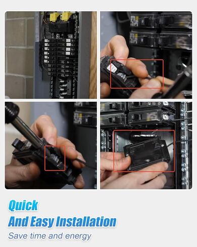 قاطع الدائرة THQL21100 100AMP، 10KAIC 120/240V مناسب لمراكز تحميل السلسلة السميكة GE Q-Line المناسبة للكهرباء العامة، الحماية المغناطيسية الحرارية، معيار التركيب ثنائي القطب in Kuwait