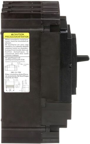قاطع الدائرة Square D من شنايدر إلكتريك HDL36060 PowerPacT H مع تقنية وحدة الرحلة الحرارية والمغناطيسية، 60 أمبير، 3 أقطاب in Saudi Arabia