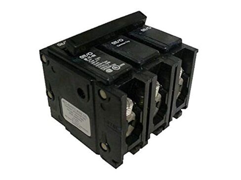 Eaton BR335 Plug-On Mount Type BR Circuit Breaker 3-Pole 35 Amp 240 Volt AC in Saudi Arabia
