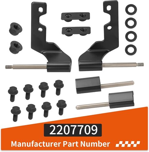 Half Door Hinge Hardware Kit for Polaris Ranger 1000 Crew XP Northstar 2018-2025 2207709 in Saudi Arabia