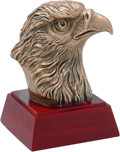 Decade Awards Eagle Trophy - 4 Inch Tall | Engraved Eagle Mascot Award - Customize Now in Saudi Arabia