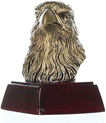 Decade Awards Eagle Trophy - 4 Inch Tall | Engraved Eagle Mascot Award - Customize Now in Saudi Arabia