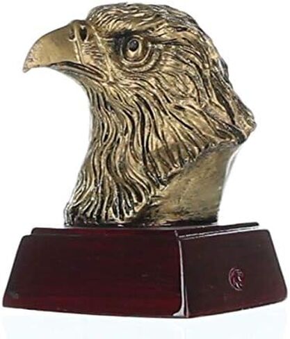 Decade Awards Eagle Trophy - 4 Inch Tall | Engraved Eagle Mascot Award - Customize Now in Saudi Arabia