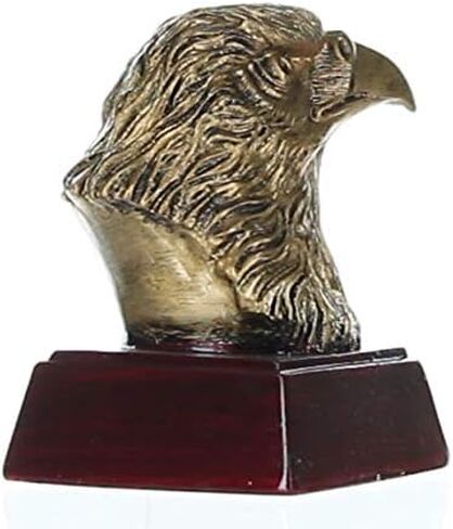 Decade Awards Eagle Trophy - 4 Inch Tall | Engraved Eagle Mascot Award - Customize Now in Saudi Arabia